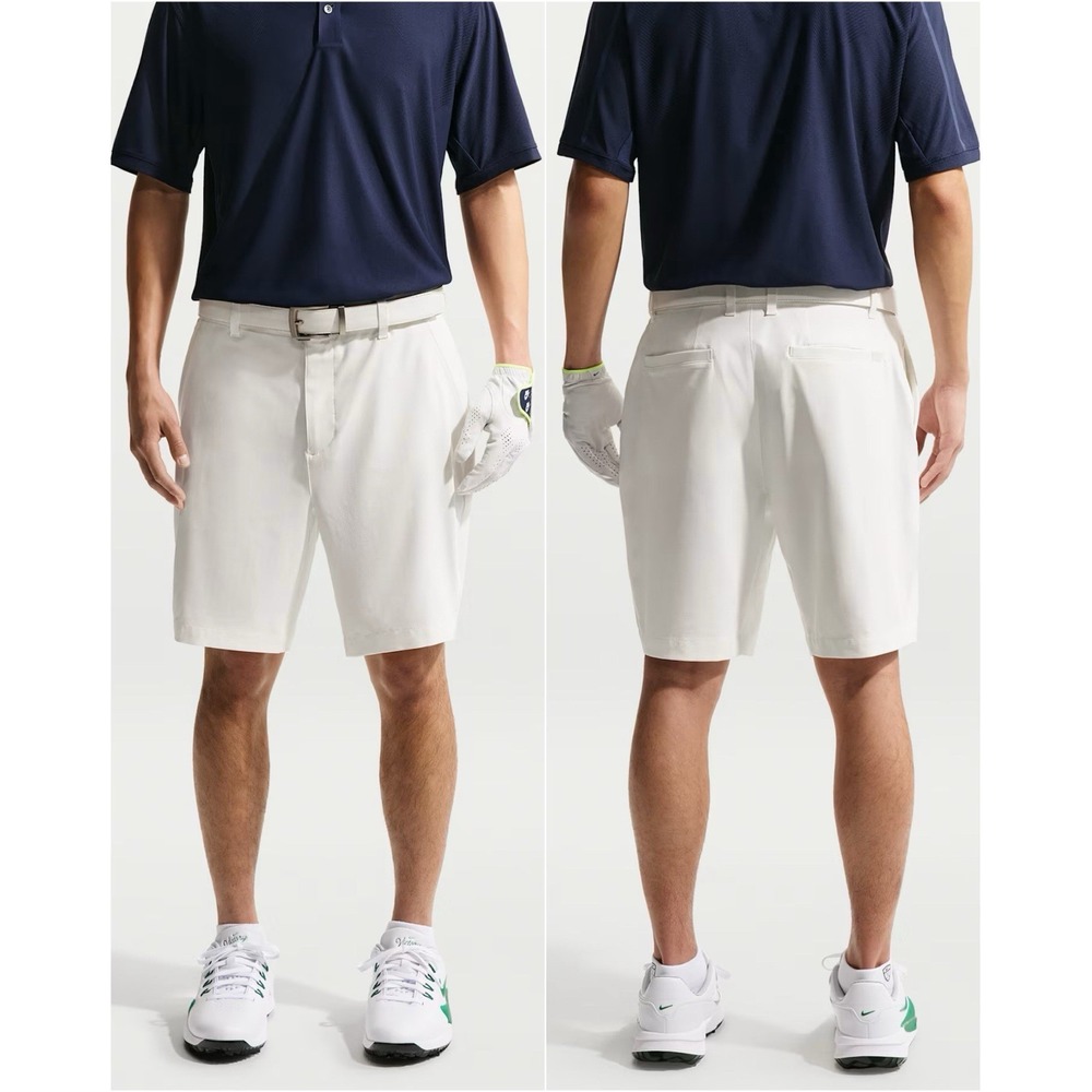 NWT Nike Golf Dri-FIT Flex Shorts Men's Size 40 AJ5493-133 Sail Ivory